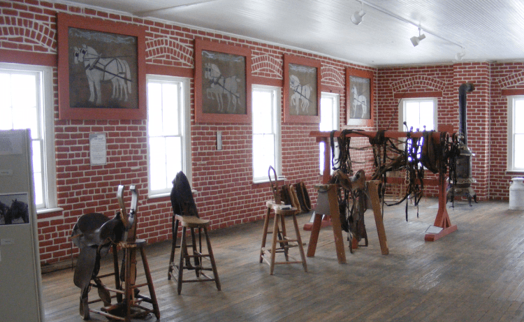 Photo of section of upstairs interior.