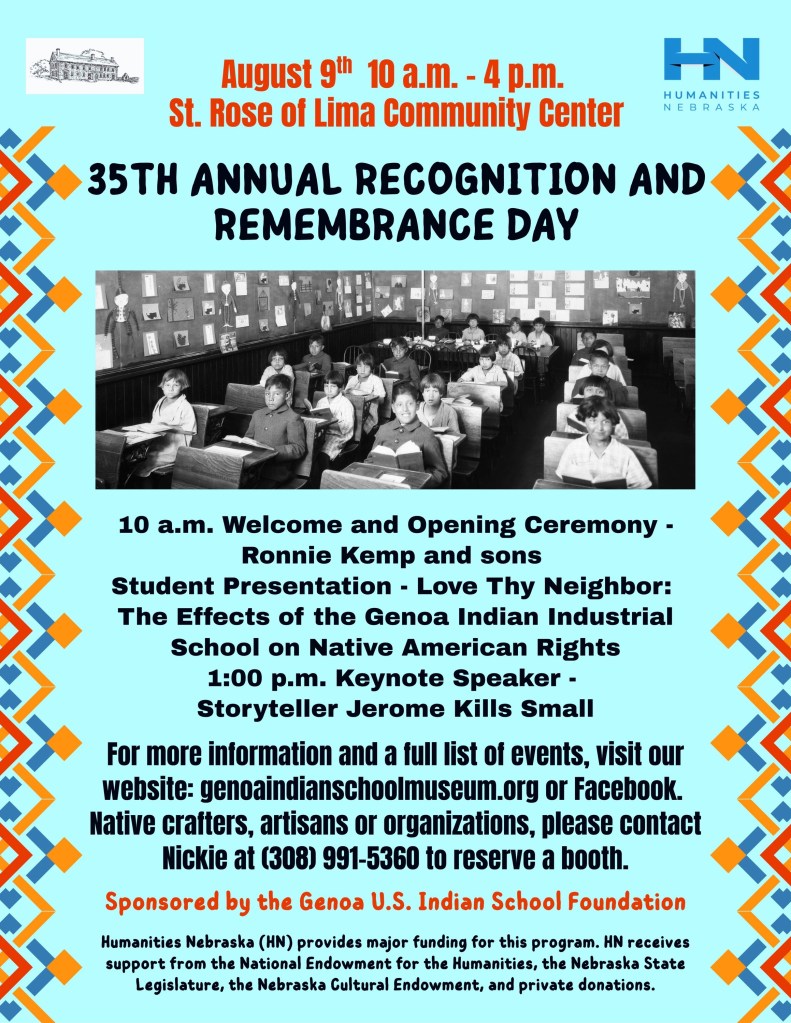 Flyer for the 35th Annual Recognition and Remembrance Day, August 9, 2025